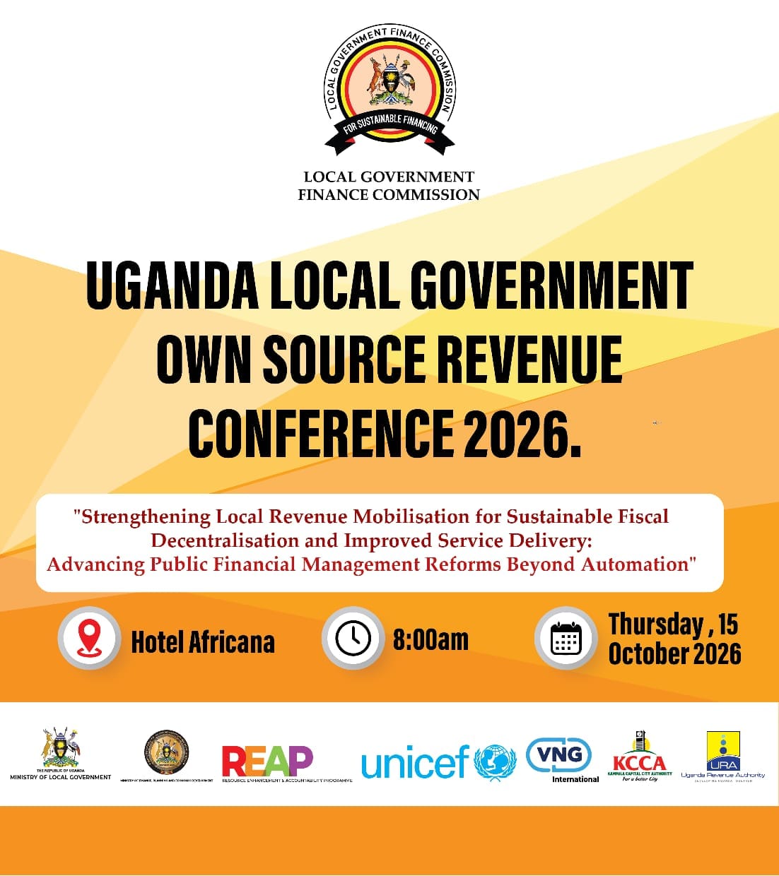 Uganda Local Government Own Source Revenue Conference 2026